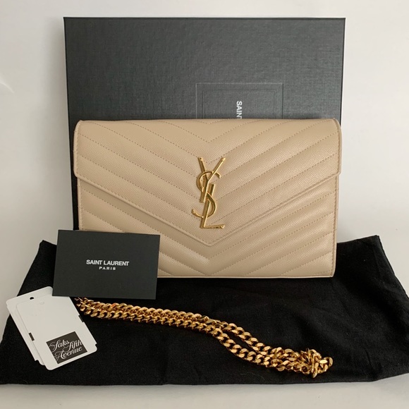 SOLD YSL WALLET ON CHAIN - Picture 1 of 7